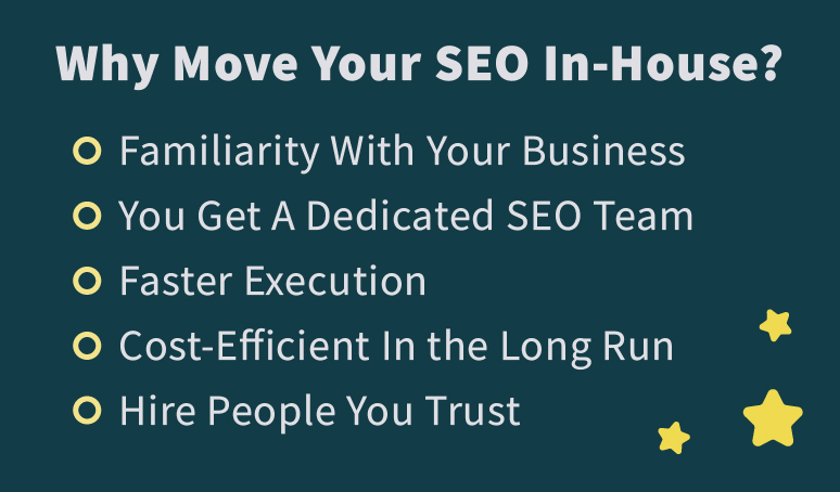 Why Move Your SEO In-House?