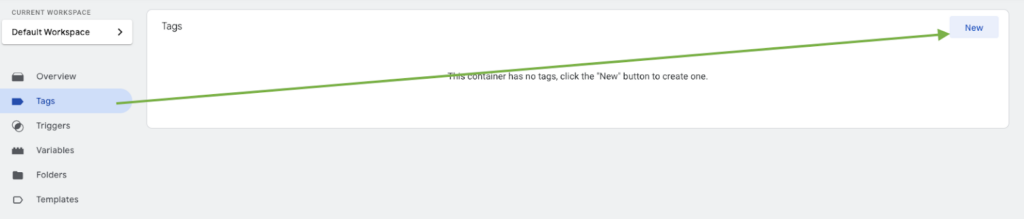 How to create a new tag on Google Tag Manager