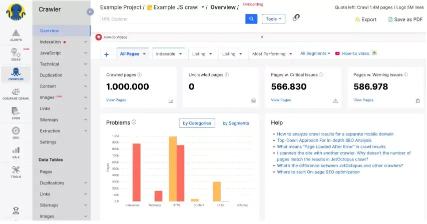 JetOctopus as a Rendetron alternative