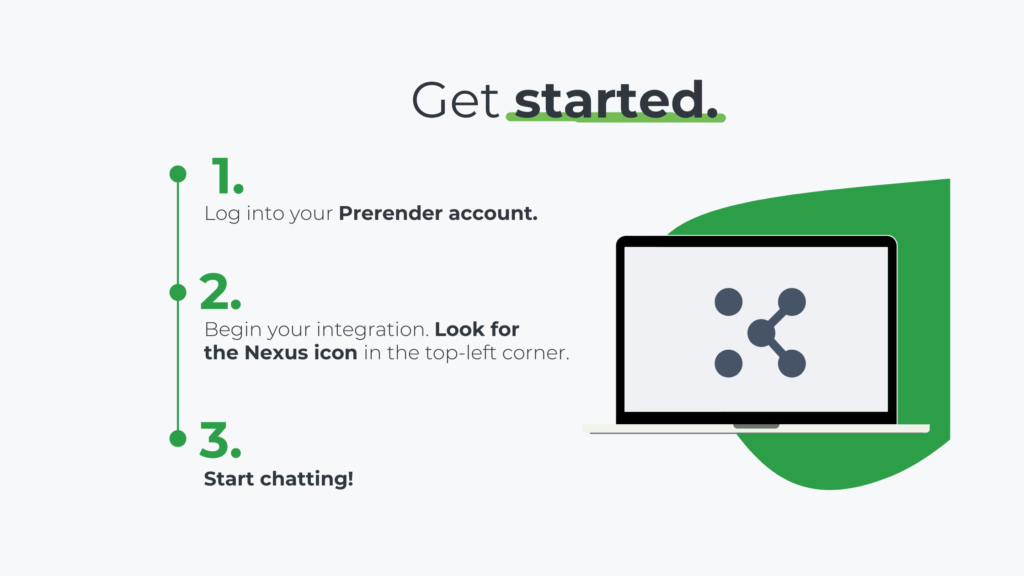 nexus - prerender's new ai integration assistant chatbot