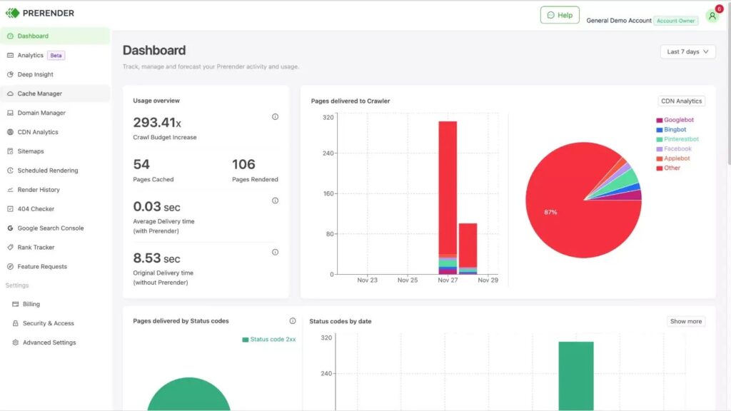 Prerender as the best Rendertron dynamic rendering alternative