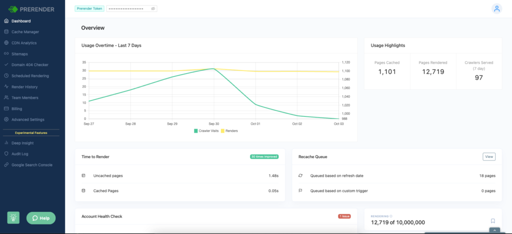 Prerender.io for Marketplace LLM Optimization