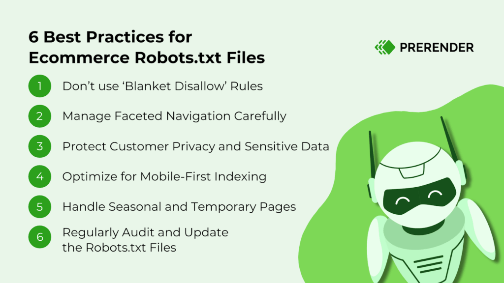 Robots.txt files tips for ecommerce websites