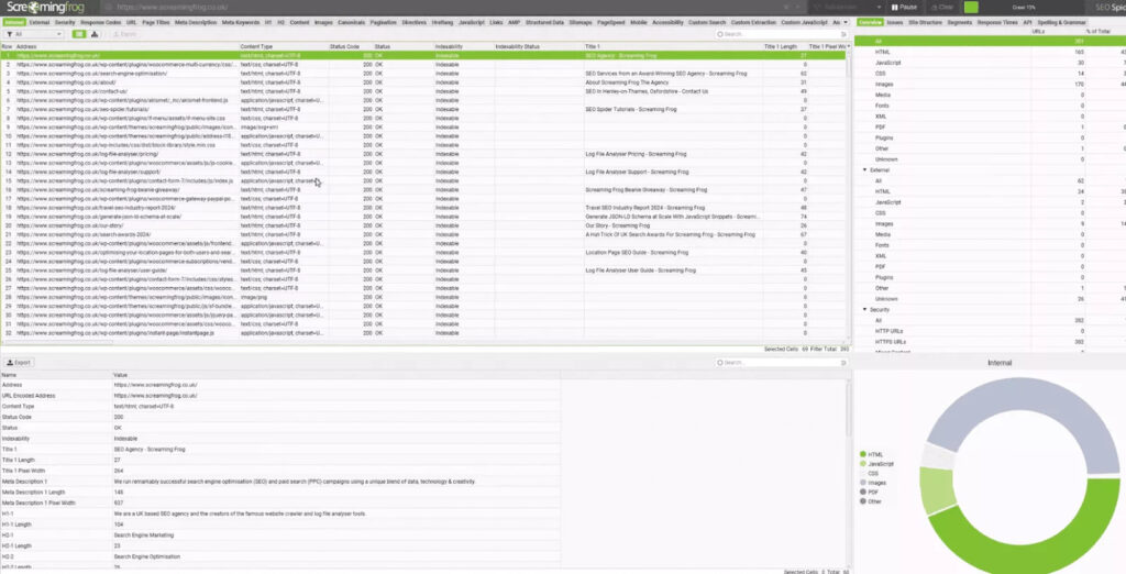 Screaming Frog as a Rendertron alternative