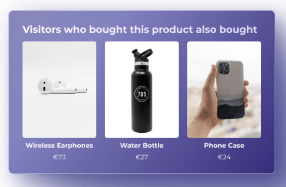 personalized product recommendation - mobile ux
