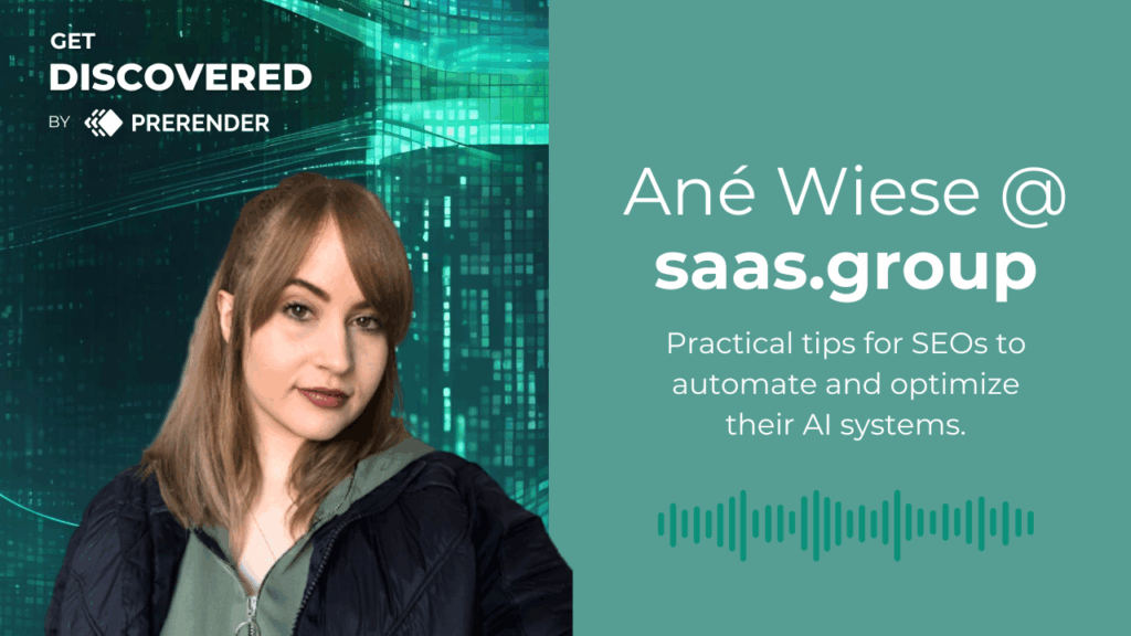 Get Discovered podcast episode with Ane Wiese from saas.group