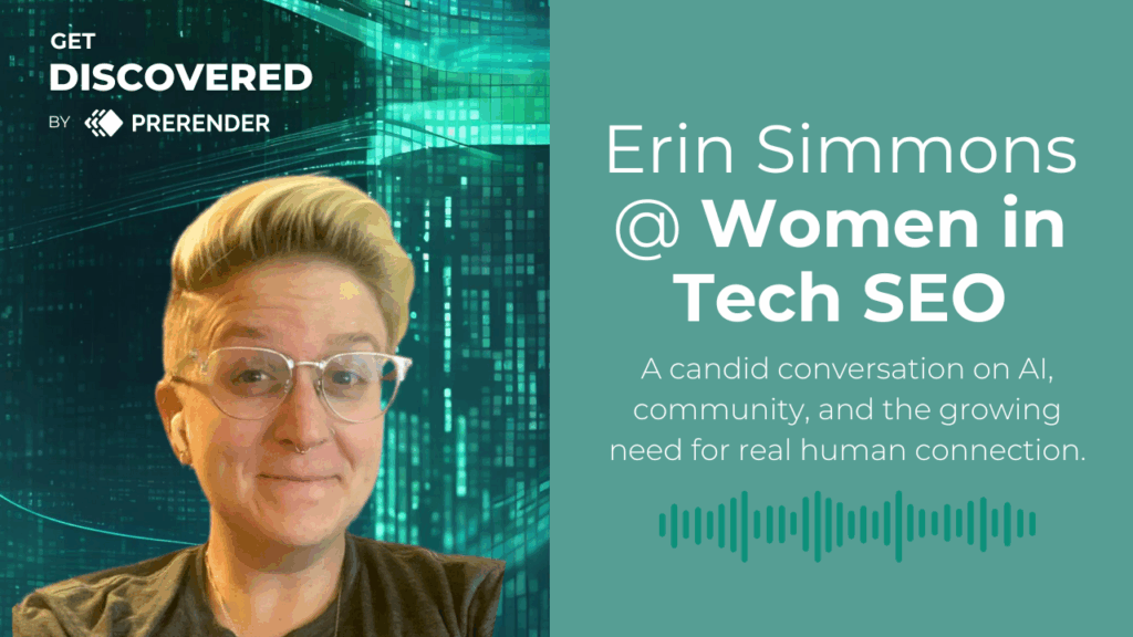 Erin from Women in Tech SEO on the Get Discovered Podcast