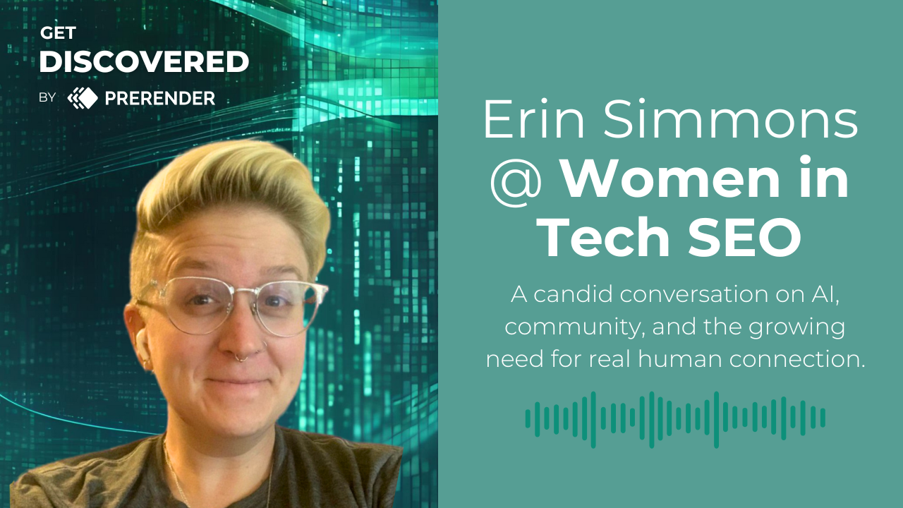Erin from Women in Tech SEO on the Get Discovered Podcast