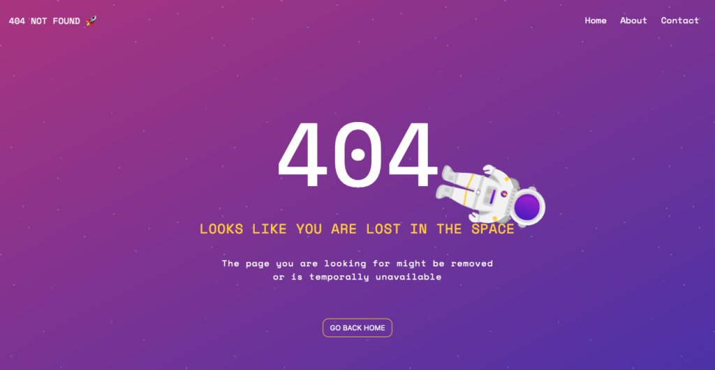 an example of 404 error page from Github - Prerender.io