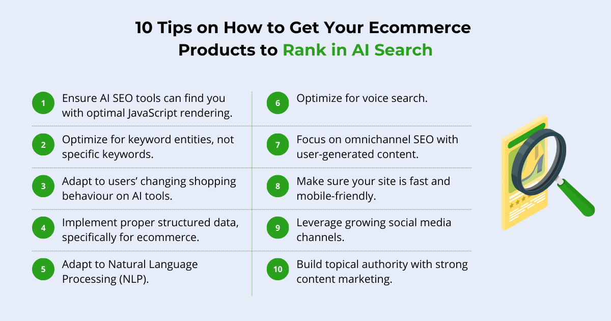 Ecommerce AI SEO: 10 Tips to Help Your Products Show Up in ChatGPT