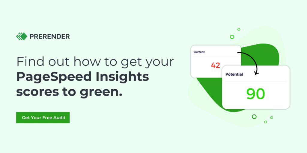 how to easily get your pagespeed insights scores to green - access your free site audit