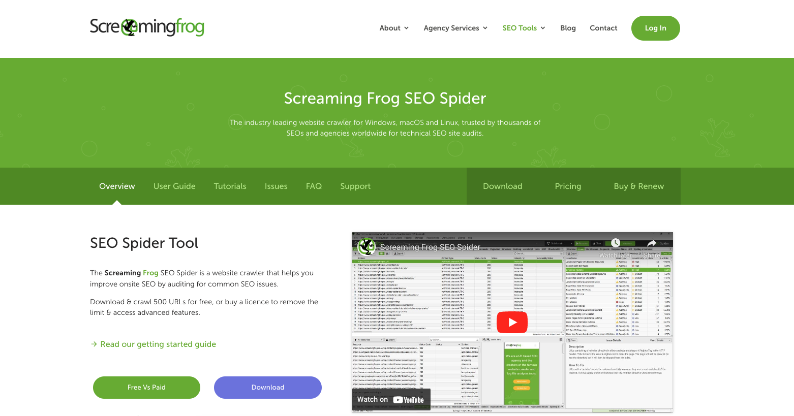 Screaming Frog SEO Spider