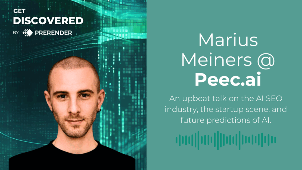 Marius Meiners from Peec.ai on the Get Discovered podcast