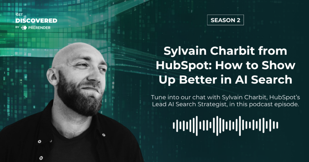 sylvain charbit from hubspot on the get discovered podcast