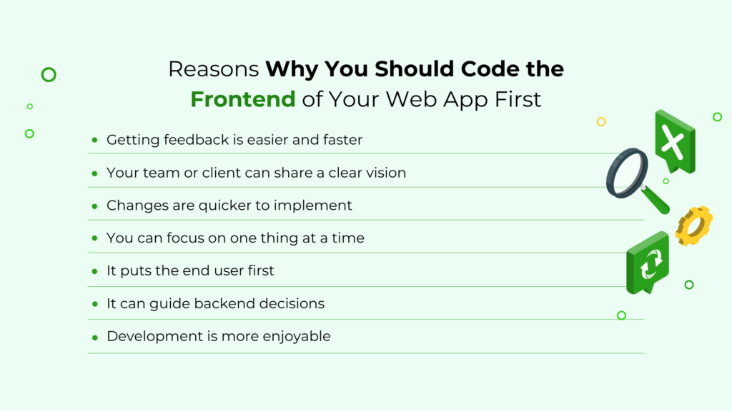 Frontend or backend: which to code first?